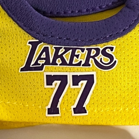 La Lakers 77 Jersey Sneakers 3 Piece Outfit For Labubu Sneaker Shoes Purple - Picture 4 of 8